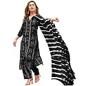 ANNI Designer Women39s Rayon Blend Straight Bandhej