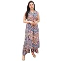 ANNI Designer Women39s Rayon Viscose A-Line Printed