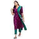 ANNI Designer Women39s Rayon Viscose Printed Straight