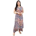 ANNI Designer Women39s Rayon Viscose A-Line Printed