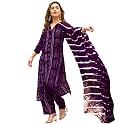 ANNI Designer Women39s Rayon Blend Straight Bandhej