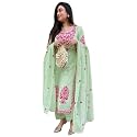 ANNI Designer Women39s Rayon Viscose Embroidered Straight