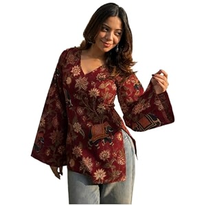 ANNI Designer Womens Viscose Printed Regular Short