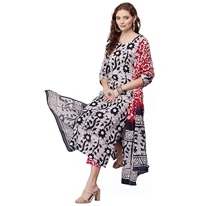 ANNI DESIGNER Womens Viscose Cotton Printed 3Pc