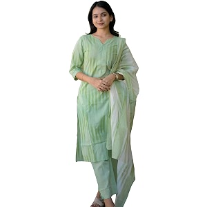 ANNI DESIGNER Women Cotton Blend Kurta with