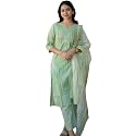 ANNI DESIGNER Women Cotton Blend Kurta with