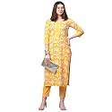ANNI DESIGNER Women Cotton Printed Kurta with