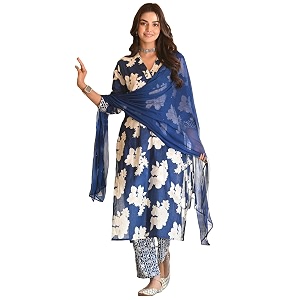 ANNI DESIGNER Womens Cotton Blend Kurta Pant