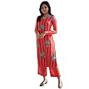 ANNI DESIGNER Women39s Cotton Blend Floral Kurta