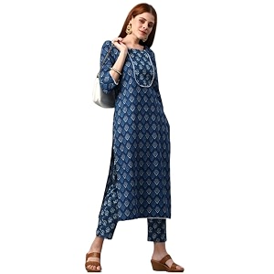 ANNI DESIGNER Women Kurta and Pant Set
