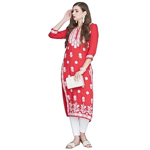 ANNI DESIGNER Cotton Blend Women Regular Kurti