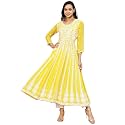 ANNI Designer Women39s Georgette Regular Fit Anarkali