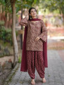 Anni Designer Women Kurti Salwar Dupatta Set