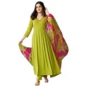 ANNI Designer Women Rayon Viscose Anarkali Kurta