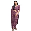 ANNI Designer Womens Purple Printed Kurta Set