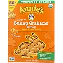 Annie's Homegrown Organic Baked Bunny Grahams Snacks, Honey, 11.25 oz Box