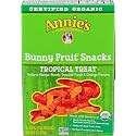 Annie's Homegrown - Organic Bunny Fruit Snacks Tropical Treat - 4 oz.