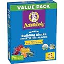 Annie's Organic Building Blocks Fruit Flavored Snacks, Assorted Fruit Flavors, Gluten Free, 22 Pouches, 15.4 oz.