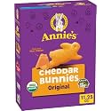 Annie's Organic Cheddar Bunnies Original Baked Snack Crackers, 11.25 oz (Pack of 6)