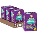 Annie's Organic Friends Bunny Grahams, Chocolate Chip, Chocolate, and Honey Baked Graham Snacks, 12 Pouches, 12 oz (Pack of 4)