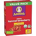 Annie's Organic Strawberry Fruit Flavored Snacks, Value Pack, 22 ct, 15.4oz