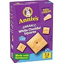 Annie's Organic White Cheddar Squares Baked Snack Crackers, 7.5 oz