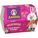 Annie's Yummy Bunnies Cheddar Microwave Mac & Cheese Organic Pasta, 4 Ct, 1.4 OZ Cups