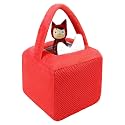 Annmore Carrying Case for Toniebox, Pouch for Tonies, Drop-proof and Dust-proof, Gift for Boys Girls, Storage Bag for Toniebox, Red