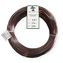 Anodized Aluminum 1.0mm Bonsai Training Wire 250g Large Roll (375 feet) - Choose Your Size and Color (1.0mm, Brown)