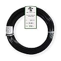 Anodized Aluminum 1.5mm Bonsai Training Wire 250g Large Roll (170 feet) - Choose Your Size and Color (1.5mm, Black)