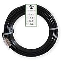 Anodized Aluminum 3.0mm Bonsai Training Wire 250g Large Roll (40 feet) - Choose Your Size and Color (3.0mm, Black)