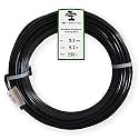 Anodized Aluminum 3.5mm Bonsai Training Wire 250g Large Roll (30 feet) - Choose Your Size and Color (3.5mm, Black)