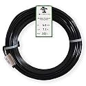 Anodized Aluminum 4.0mm Bonsai Training Wire 250g Large Roll (23 feet) - Choose Your Size and Color (4.0mm, Black)