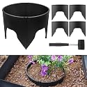 Anothera 24 Pieces Black Planting Grow Rings Diameter Range 8.2-15.7 Inch