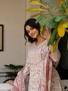 ANOUK Women Kurta Pant Dupatta Set