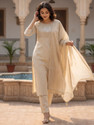 ANOUK Women Kurta Pant Dupatta Set