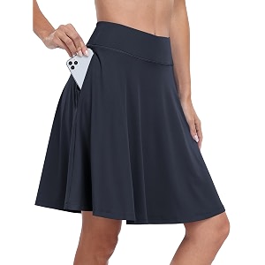 ANRABESS Knee Length Skorts Skirts for Women