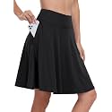 ANRABESS Knee Length Skorts Skirts for Women