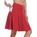 ANRABESS Knee Length Skorts Skirts for Women