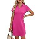 ANRABESS Women39s T-Shirt Mini Dress Summer Polo