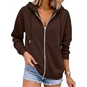 ANRABESS Women39s Zip Up Hoodie Long Sleeve