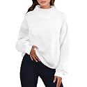 ANRABESS Womens Oversized Sweatshirts Mock Neck Pullover
