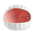 AnRui Clam Shell Betta Fish Tank Decor Ceramic Hideout Cave, Pink