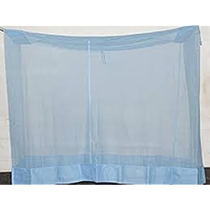 ans large size polycotton mosquito net with durable cotton border  breathable amp free airflow  bleach white  65 x 8 ft  ideal for beds  protection from insects height 5 ft