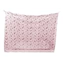 ANS Floral Mosquito Net for Bed with Cotton Border | 6.5 x 6.5 Ft Double Bed Size | Breathable Fine Mesh Hanging Mosquito Net for Family &amp; Kids (Pink Floral)