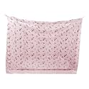 ANS Hanging Mosquito Net for King Size Bed | Floral Printed Machardani with Premium Cotton Border | Free Air Flow Fine Mesh | Easy Hanging Mosquito Net for Bedroom (Pink, 7 x 7 Ft)