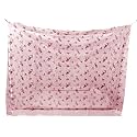 ANS Mosquito Net for Single Bed, Floral Print Pink, Breathable Mesh with Cotton Border for Free Air Flow, Soft Durable Bed Mosquito Net (3.5 x 6.5 ft)