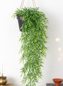 Ansaribrothers Artificial Bamboo-Hanging-Plants For Home Wall Balcony