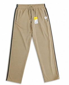 Ansaritextile Striped Men Beige Track Pants