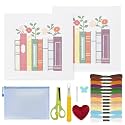 Ansberta 23Pcs Books 18 Mesh Needlepoint Canvas Kit for Beginners Adults